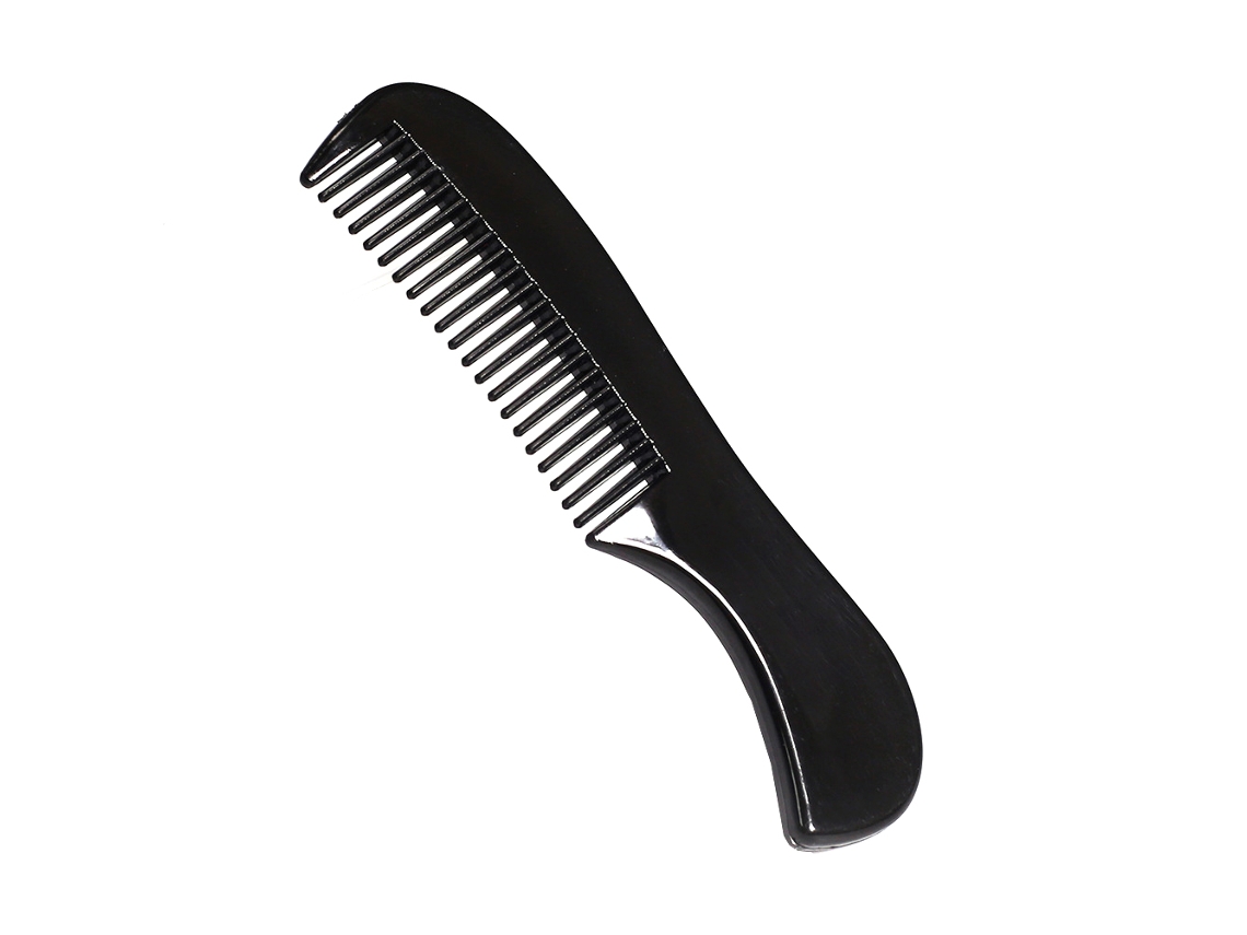 Pente portátil para barba e bigode Ps Man com formato reto