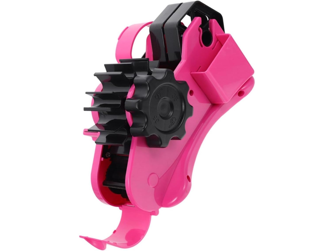 Dispensador de fita adesiva Clispeed com folhas reforçadas, suporte em ABS e design semiautomático, ideal para