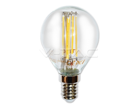 Lâmpada Led 4W E14 G45 Filamento 300º Branco Neutro