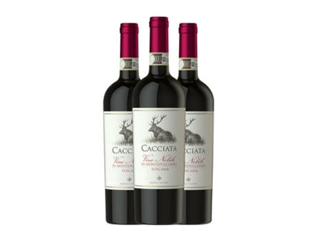 Vinho CACCIATA Vino Nobile di Montepulciano (0.75 L - 3 Unidades)