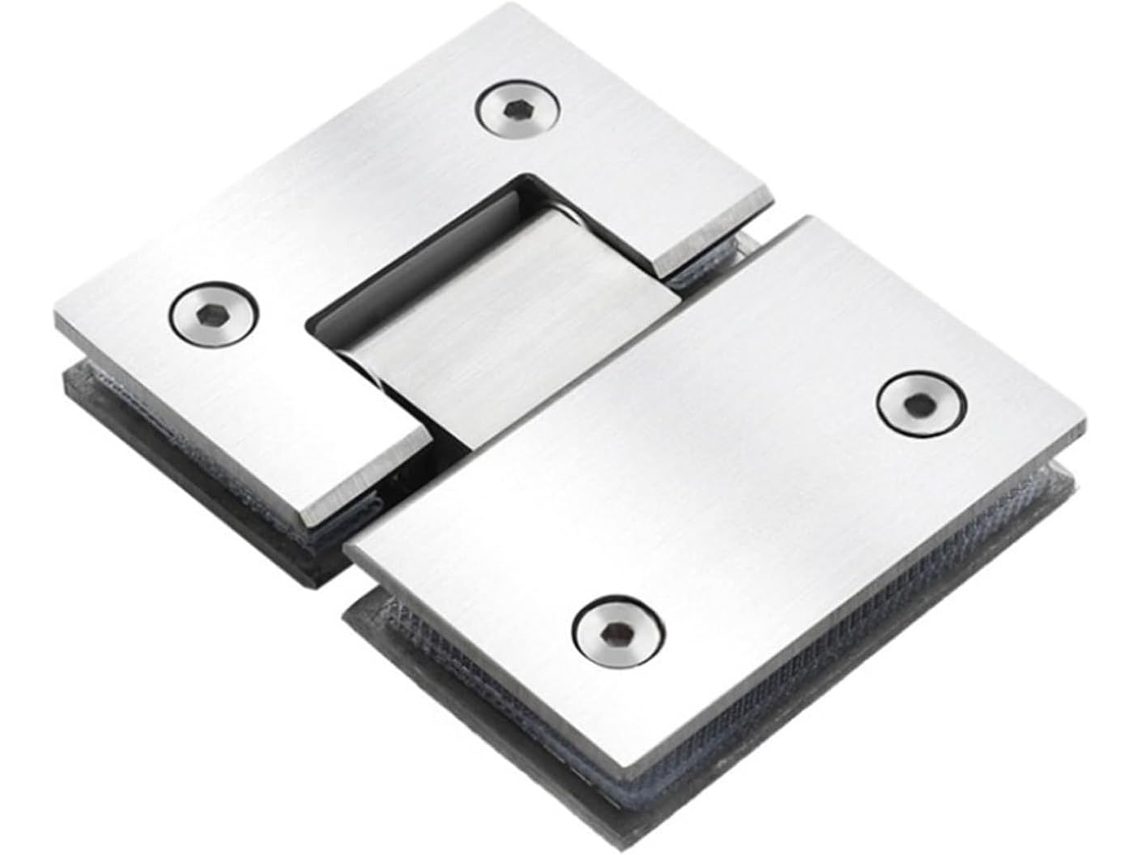 Dobradiça Para Porta De Box Vidro, Suporte Reforçado Em Aço Inoxidável 304