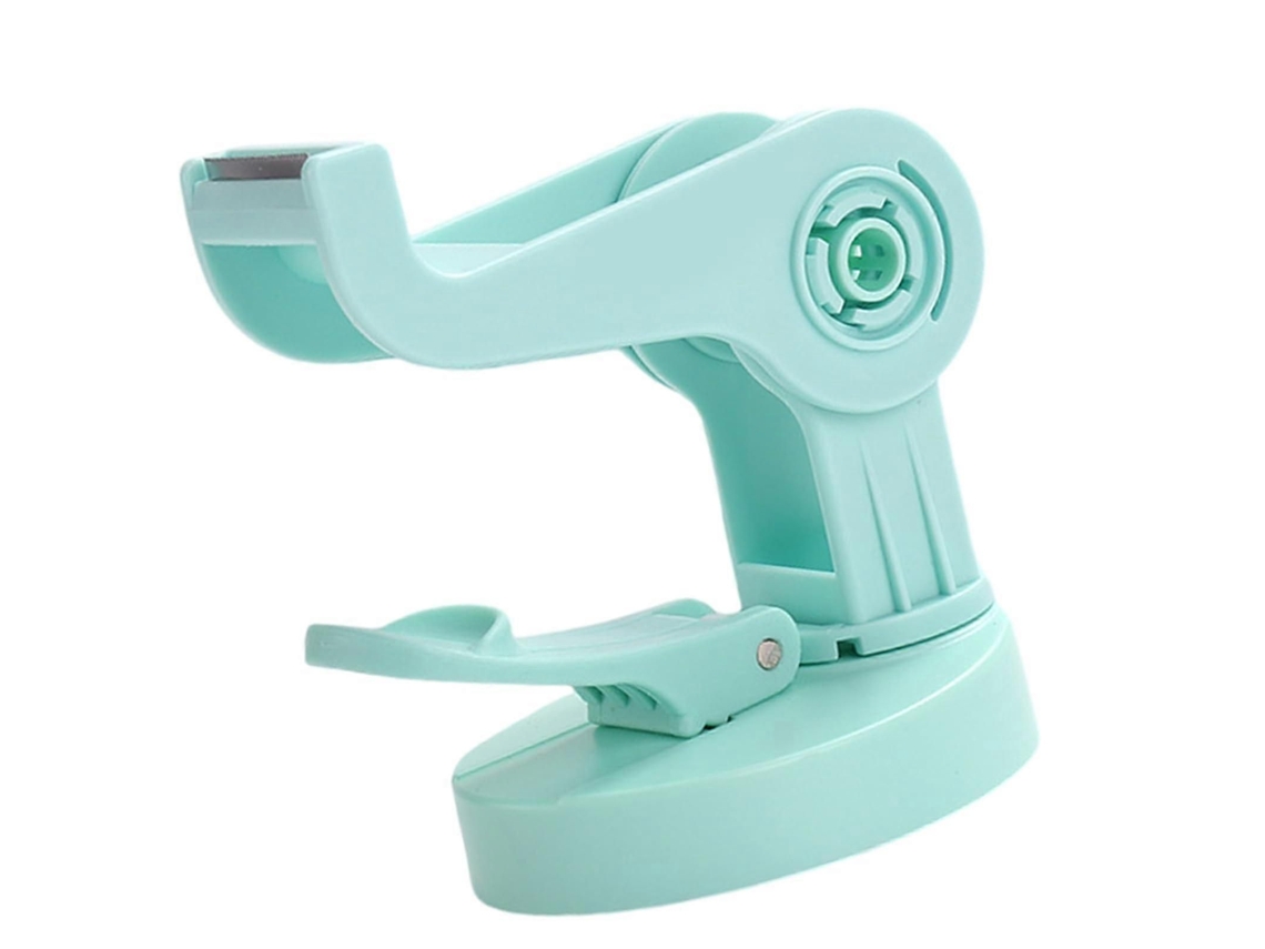 Dispensador De Fita Adesiva Com Base Sucção, Cortador Ajustável Rotação 360° Para Mesa, Embalagens E Artesa Nato.