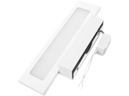 Luminária de Parede Led para Banheiro e Corredor, 5w, Branca, em Ferro e Acrílico. SFUSHOS