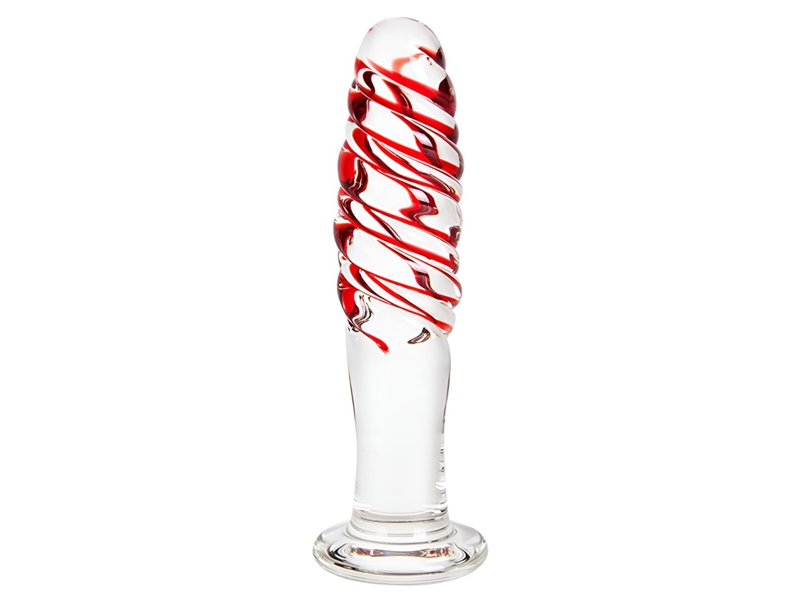 Plug Anal S Pleasures Vermelho Transparente (14 Cm) (14,6 Cm)