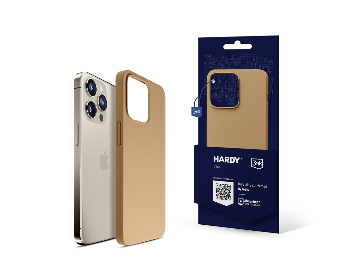 Capa Magcase 3mk Para Iphone 15 Pro De Silicone Resistente A Choques