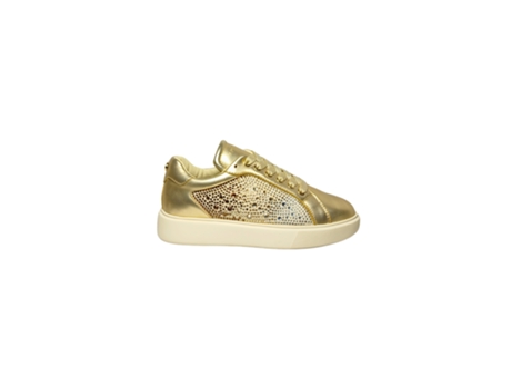 Sapatilhas De Mulher Apepazza Sport Scarpe Patrizia Platinum Pele Dourado (39)