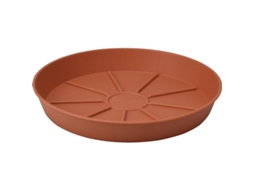 Pires para vaso de flores de plástico marrom IPAE-PROGARDEN de 18 cm