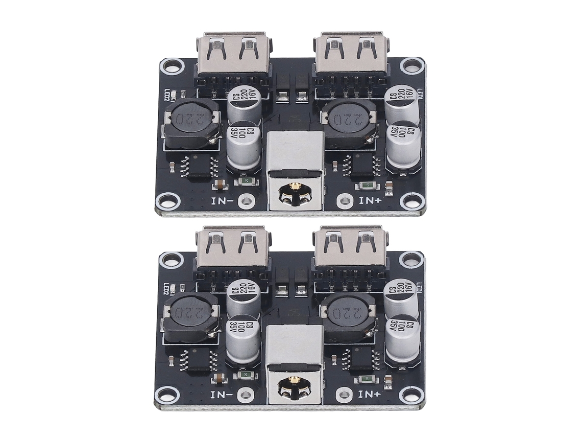 Laxiscreed Placa De Conversão De Tensão Dc Passagem Dupla, Carregamento Rápido 6-32v