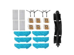 Conjunto De 21 Peças De Acessórios Para Aspirador De Pó Redkey R10: Escova Principal, Escova Lateral, Filtro E Sacos De Pó.