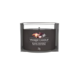 Yankee Candle Candela Votiva Em Vidro Singular Coco Preto