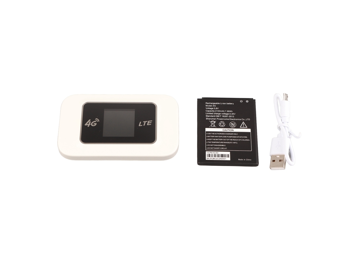 Roteador Wifi 4g (modem Sem Fio Desbloqueado Com Transmissão De Alta Velocidade De 150 Mbps)