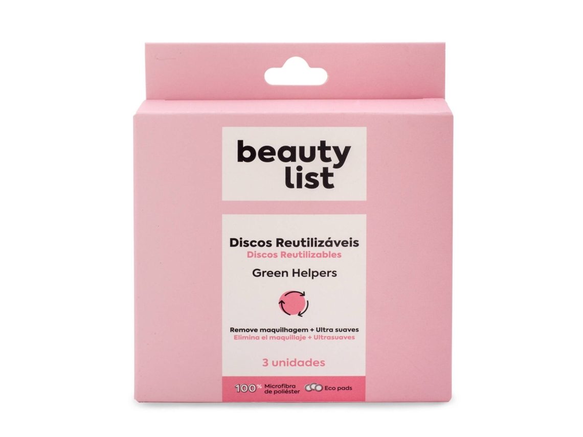 Discos Reutilizáveis Microfibra Green Helpers BEAUTY LIST