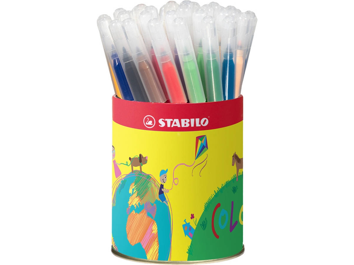 Caneta de Feltro STABILO 378/36-1-04 Multicor