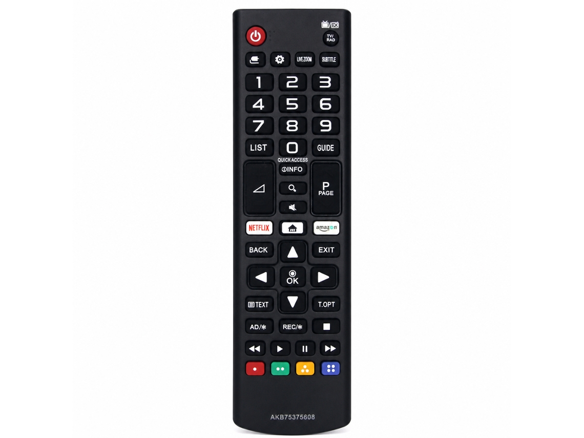 Comando À Distância De Substituição Para Tv Lg, Modelo Akb75375608, Atalhos Netflix E Amazon_zhd