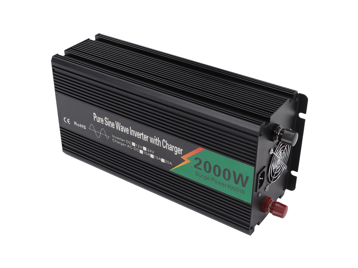 Laxiscreed Ups Inverter 2000w Com Onda Senoidal Pura, Display Estável E Entrada Dc 12v Para Saída Ac 110v
