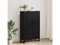 Vidaxl Buffê Carvalho Preto 69,5 X 30 X 115 Cm Derivados De Madeira