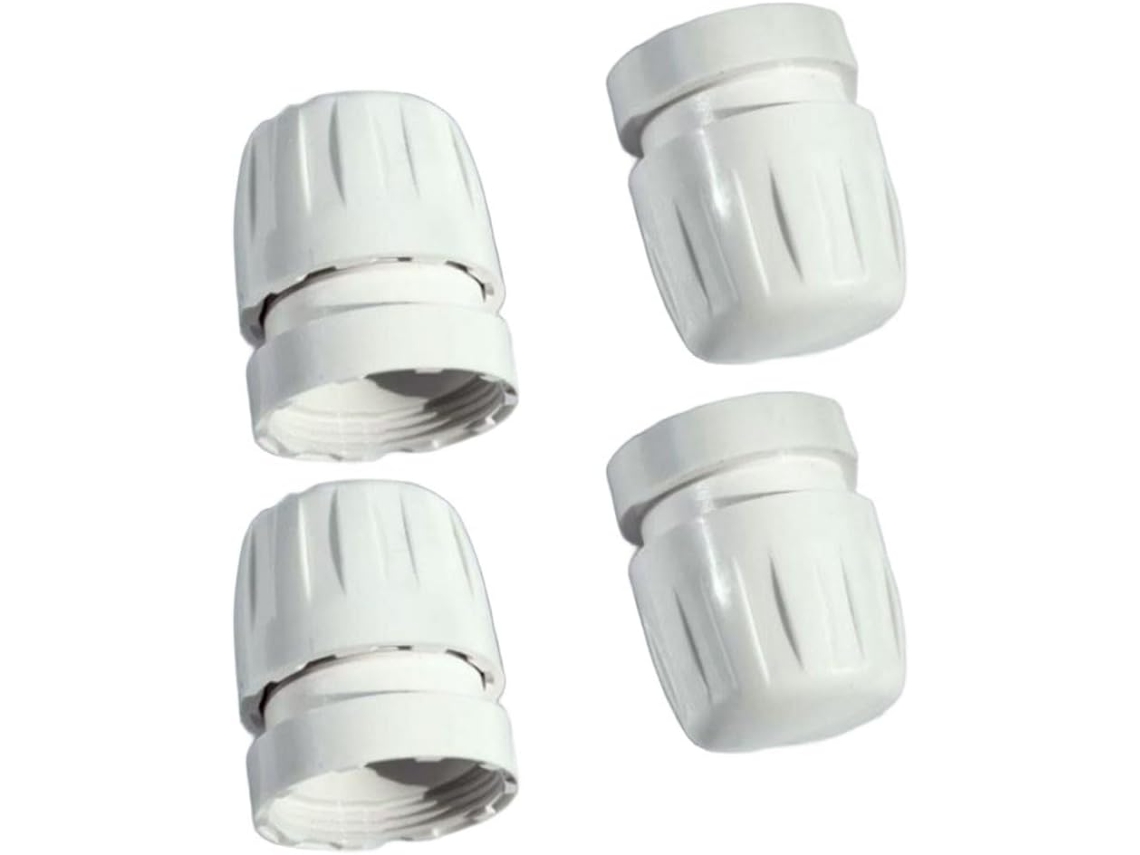 Conjunto De 4 Tampas Plásticas Para Regulador Distribuição Água Com Rosca M30 X 1, 5 Para Coletor De Aquecimento Piso