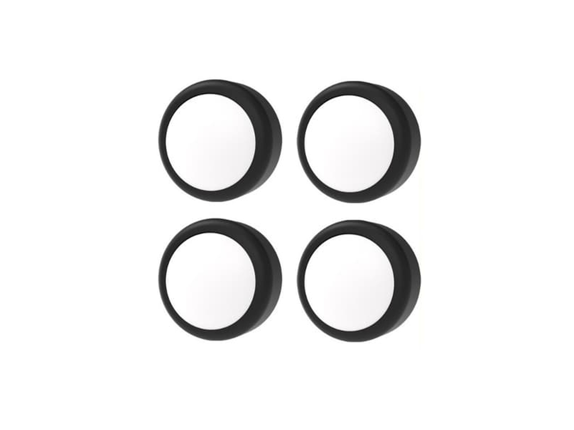 Refletor Led, 4 Unidades, Comando Remoto, 13 Cores, Para Destaque Em Teto, Jardim, Fachada Ou Áreas Exteriores