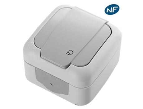 Tomada 2P+T À Prova D'Água Ip54 VIKO BY PANASONIC Cinza Nf