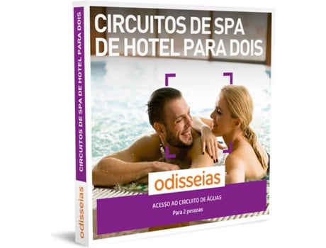 Pack Presente Odisseias - Circuitos de Spa de Hotel para Dois | Experiência de Spa para 2 pessoas