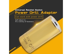 Laxiscreed Adaptador Universal De Soquete Para Furadeiras, Compatível Com 7-19mm, Com Conexão De Esferas De Aço