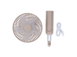 Ventilador de Acampamento com 3 Velocidades USB e Tripé | S/MARCA