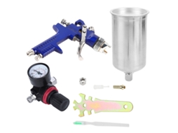 Pistola De Pintura Aire Hvlp Neumática Com Bico De 1,4mm E Capacidade De 1000ml Modo De Alimentação Por Gravidade Ferramenta Neumática