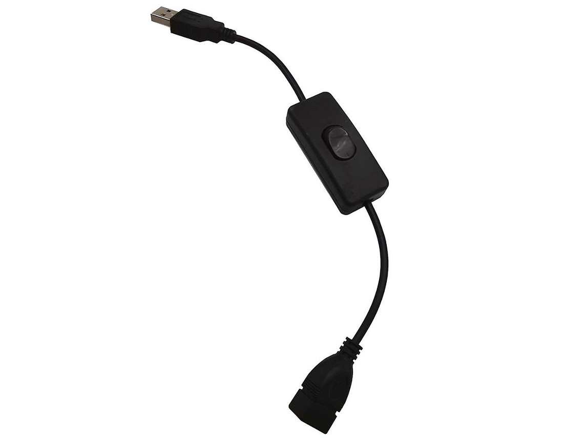 Cabo De Extensão Usb 2.0 Macho Para Fêmea Com Interruptor Liga/desliga Para Lâmpada De Mesa Com Ventilador Usb