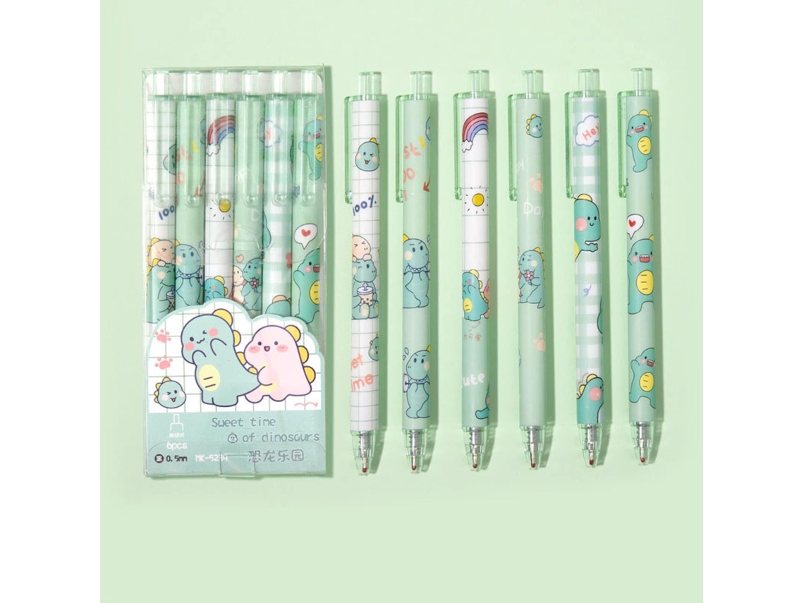 Canetas Kawaii Bxcnckd, Material Escolar Fofas, Apagáveis, Coisas