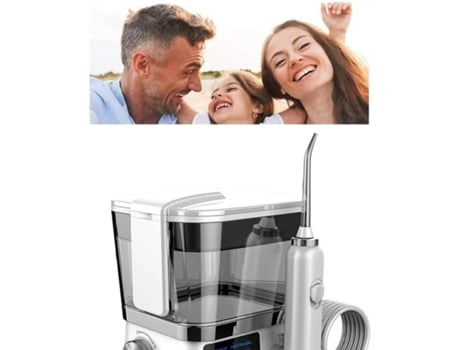 Irrigador Oral Multifunctional Flosser Tooth Cleaner 600ml Bicos de Água de Higiene Oral Elétrica Dental 10 Modos 4 Jet Tips