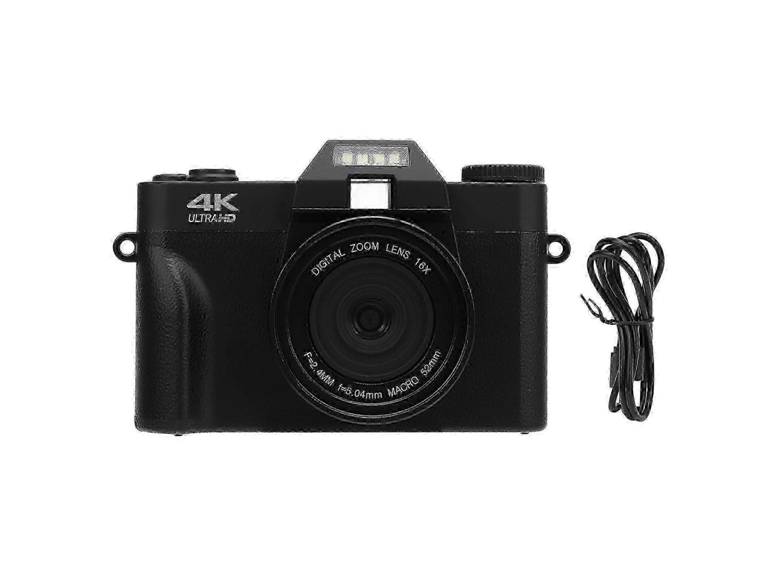 Câmara Digital 4k 60fps 56mp Com Zoom 16x E Ecrã Ips Hd De 3 Polegadas