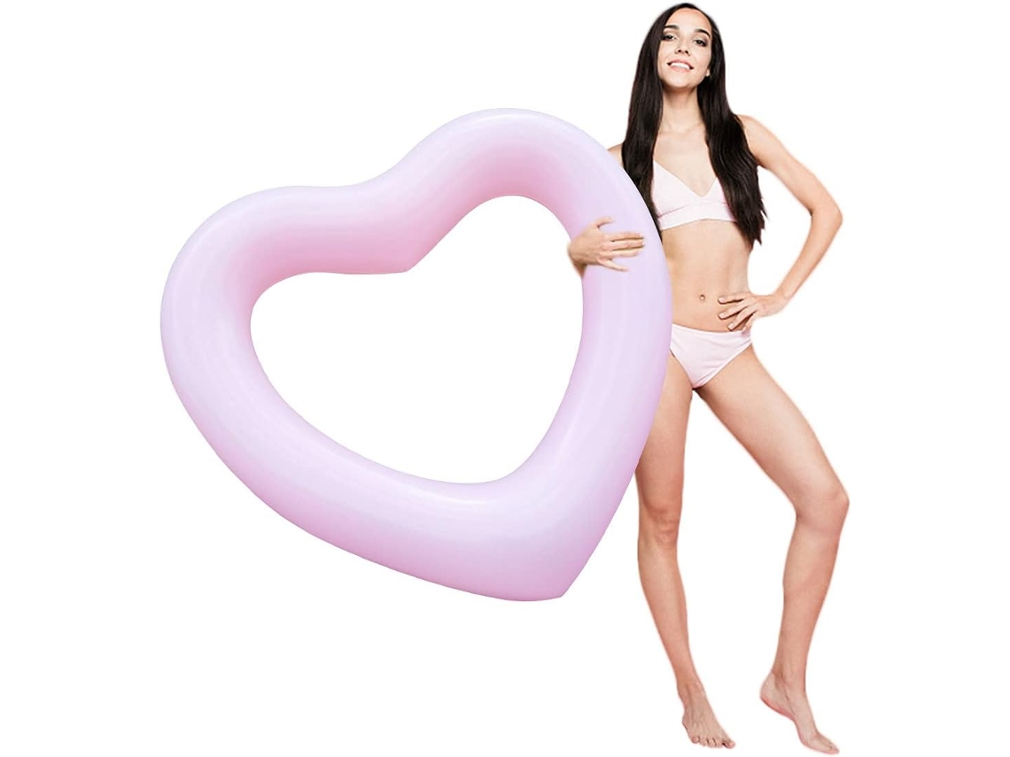 Boia Inflável Sweet Heart Para Piscina - Ideal Para Festas Na Praia E Parques, Perfeita Para Crianças E Adultos Brincarem Na Água No Verão.