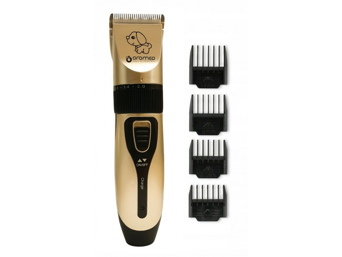 Aparador para animais de estimação OROMED ORO-PET CLIPPER USB Ouro Cerâmico 5 passos