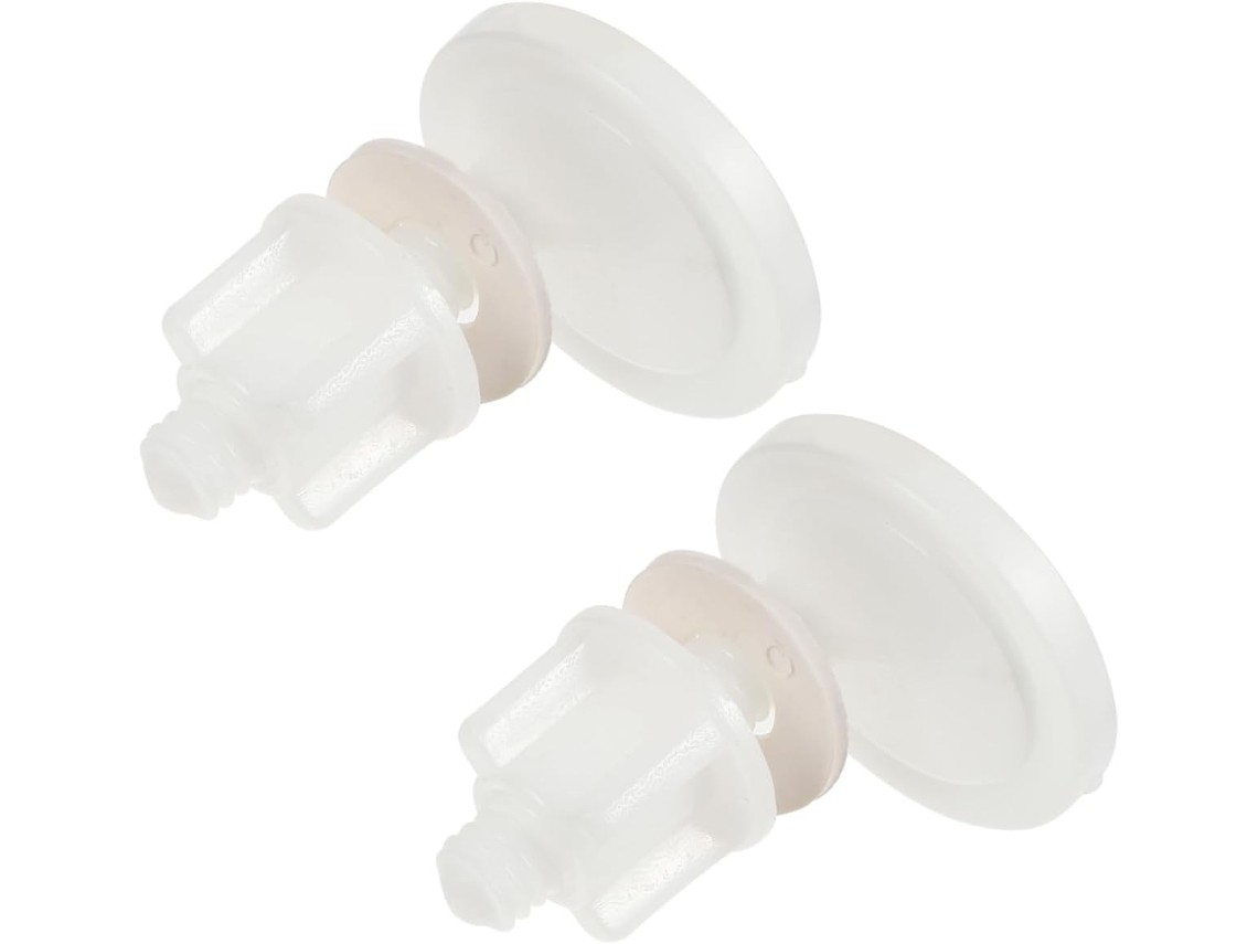 Parafusos De Plástico Para Assento Sanitário Redondo, 2 Conjuntos