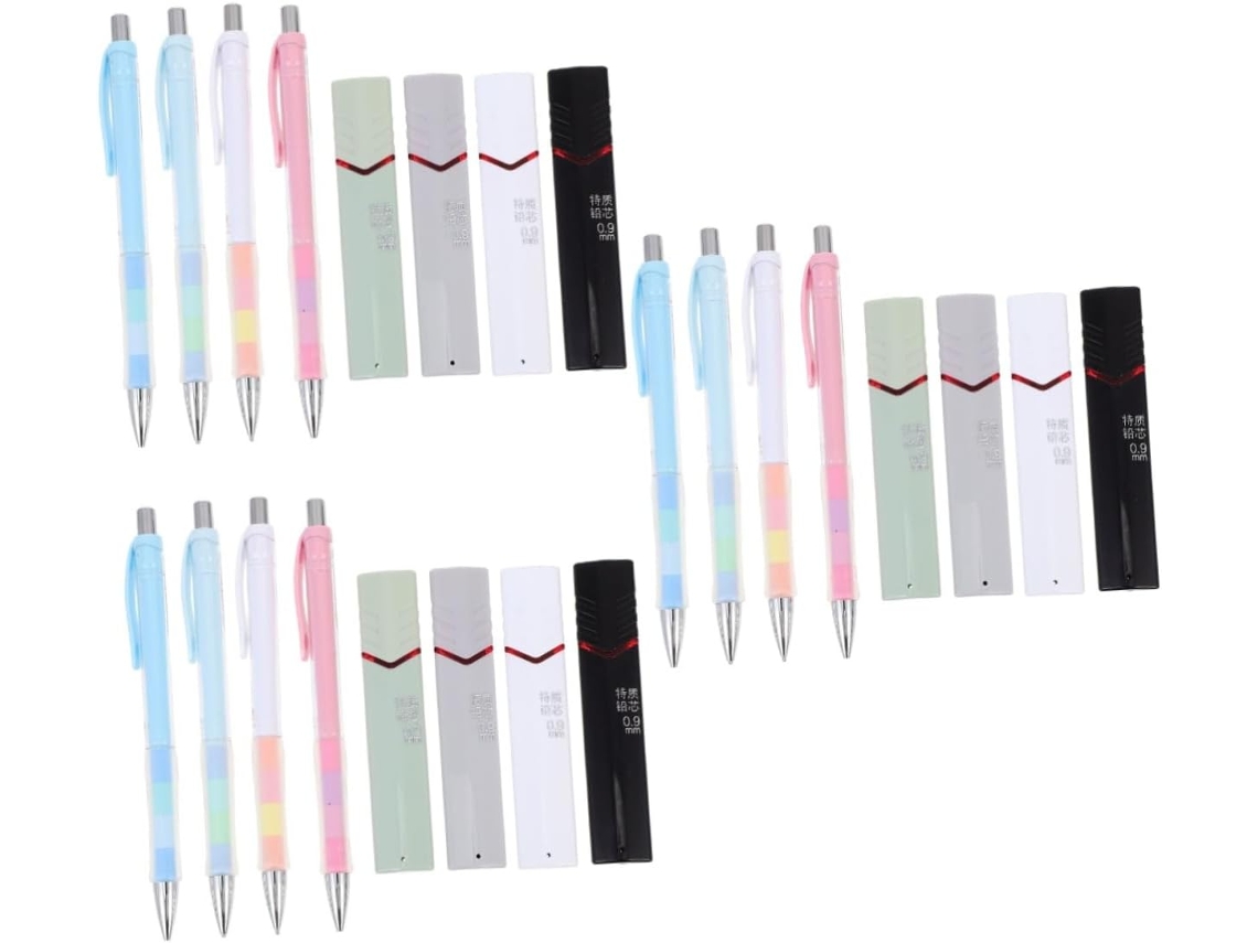 12ensembles Sets De Crayons Mécaniques Pour Écriture Et Dessin Rétractables