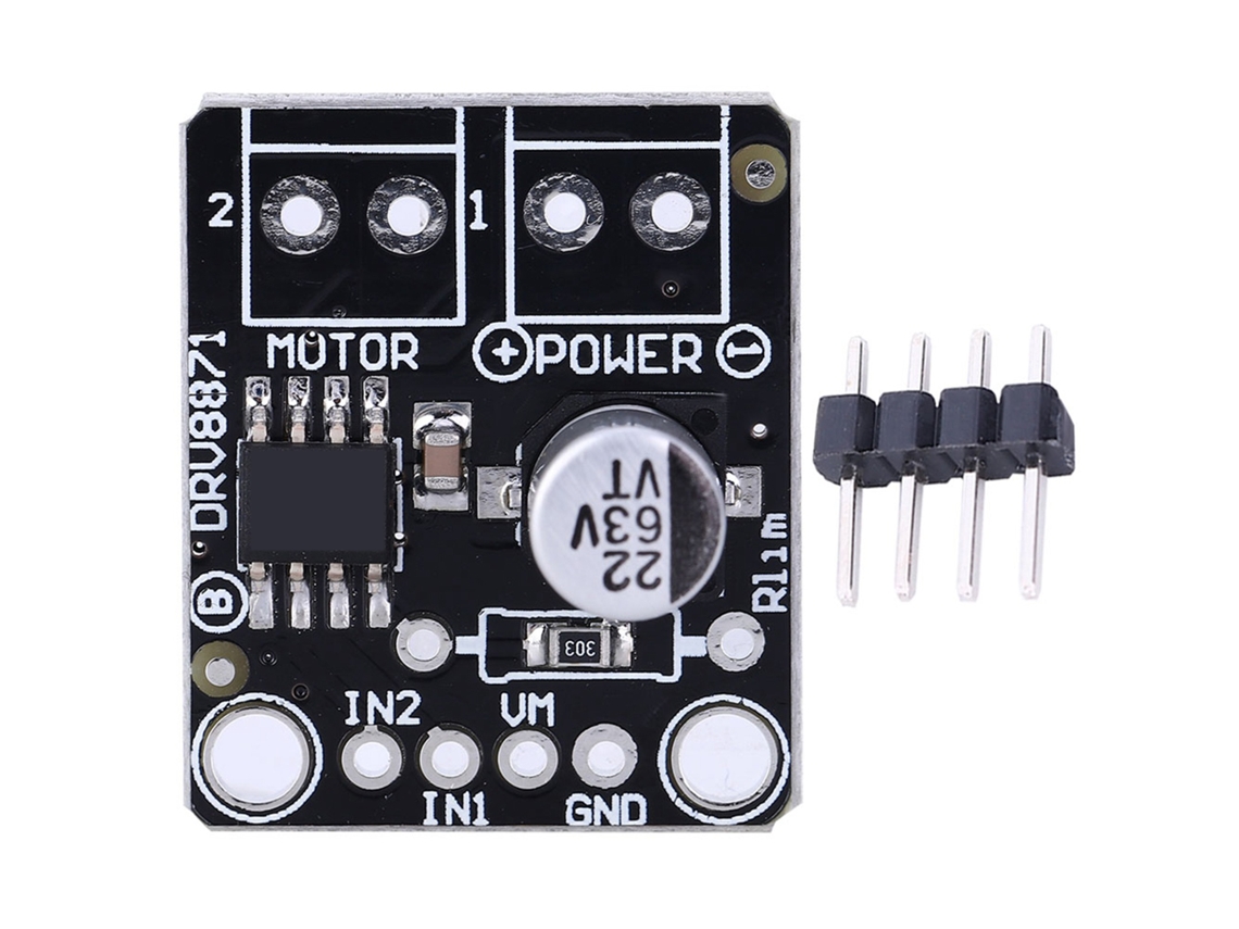 Módulo de Controlador de Motor de Corrente Contínua H Bridge Drv8871 com Controle Pwm 3,6a para Componentes Industriais