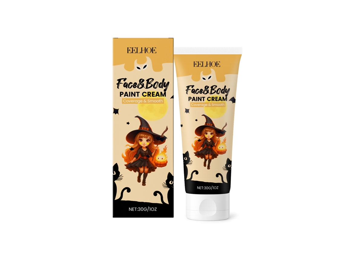 Creme de pintura facial e corporal para o Halloween