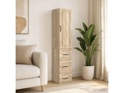 Vidaxl Conjunto De Gabinete 2 Unid. 33 X 34,5 X 87 Cm Carvalho Sonoma
