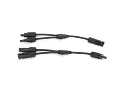 Conector Adaptador Laxiscreed Em Y para Painéis Solares, Divisor de Cabo de Ligação