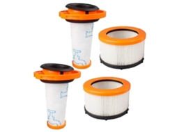 Conjunto De 4 Filtros Para Aspirador De Pó Rowenta X-force Flex 9.60 Rh20xx Zr009010 Zr009012 - Peças De Reposição Para Uma Limpeza Eficiente.
