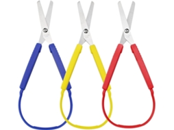Conjunto de 3 Tesouras com Abertura Automática e Cabos de Segurança Adequados para Uso Leve, Zqkla BRILVIBERA
