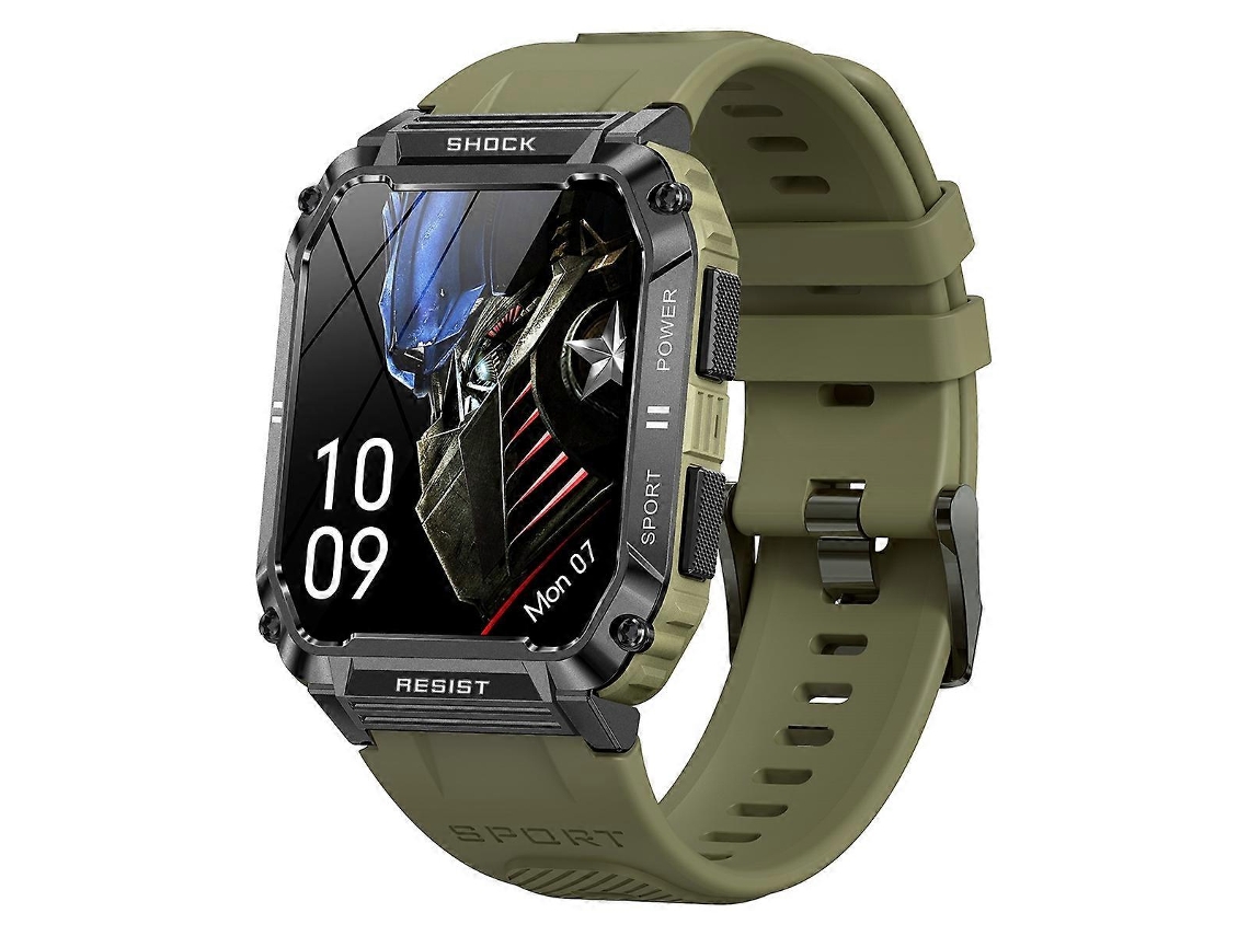 Pulseira esportiva inteligente Hengrongshen T3 de 1,95 polegadas com monitoramento de frequência cardíaca e pressão arterial