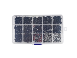 Conjunto de Parafusos e porcas metálicos diversos tamanhos para reparo de carros Rc S/MARCA