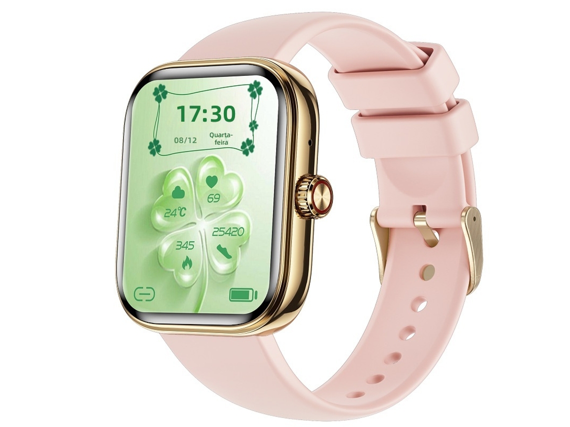Smartwatch Feminino Com Chamadas Bluetooth, Esportivo E Elegante