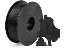 Filamento Para Impressora 3d Pla 1,75 Mm, Bobina De 1 Kg, Material De Impressão 3d De Filamento Preto Slowmoose