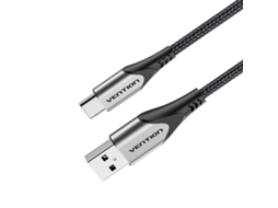 Cabo Usb 2.0 Tipo-C VENTION Codhc/ Usb Macho Usb Tipo-C Macho/ 0,25M/ Cinza