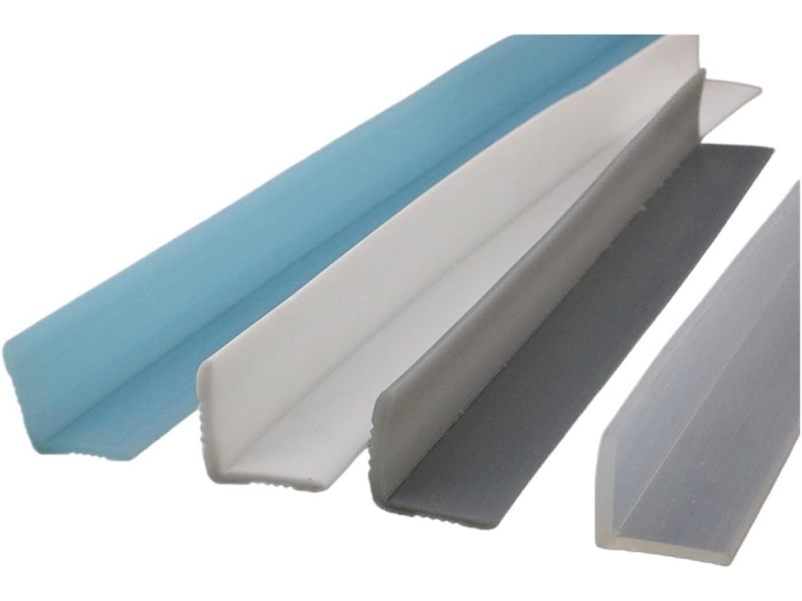 Fita De Vedação Silicone Em Forma L Para Cantos Vidro, Protetor De Juntas Anticolisão, Fitas Decorativas Para Bordas De