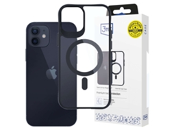 Capa 3mk Para Iphone 12 12 Pro Satin Armor Magcase Protetora De Alta Resistência