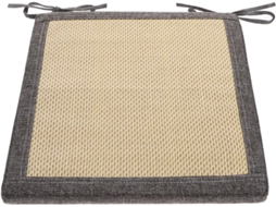 Almofada Grossa Para Cadeira De Jantar E Suporte Em Rattan Linho