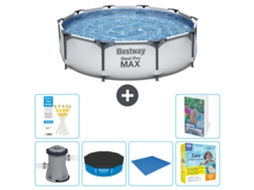 Piscina Bestway Steel Pro Max Redonda 305x76 Cm 5 peças S198 BESTWAY